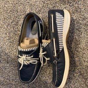 Women's Navy Blue Sperrys